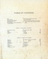 Table of Contents, Wood County 1886